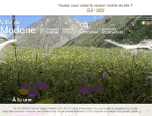 Tablet Screenshot of modane.fr